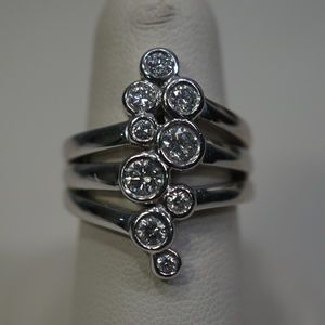 14KW Gold 1 Carat TW Genuine Diamond Ring